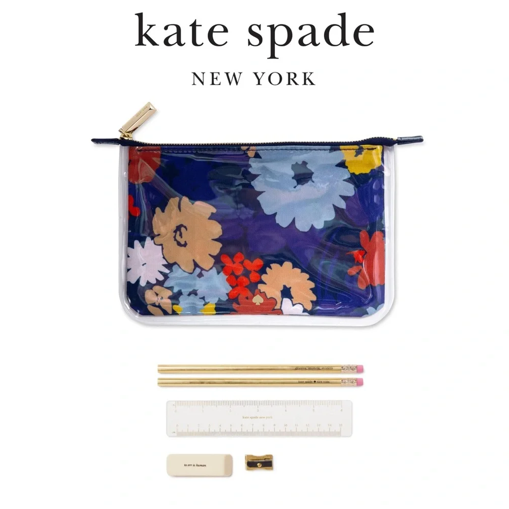 Kate Spade Pencil Pouch- Swing Flora